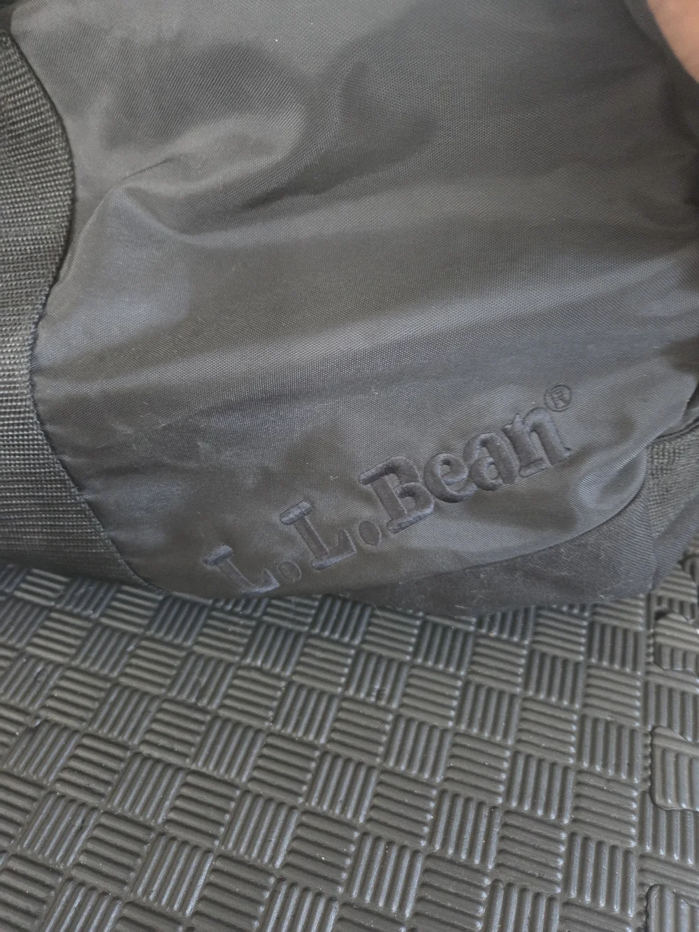 L.L. Bean Black Men’s Duffel Bag with Dual Handles